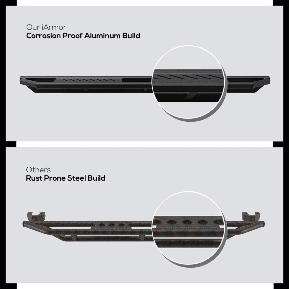6.5in Aluminum Running Boards for Toyota Tacoma Double Crew Cab A32424