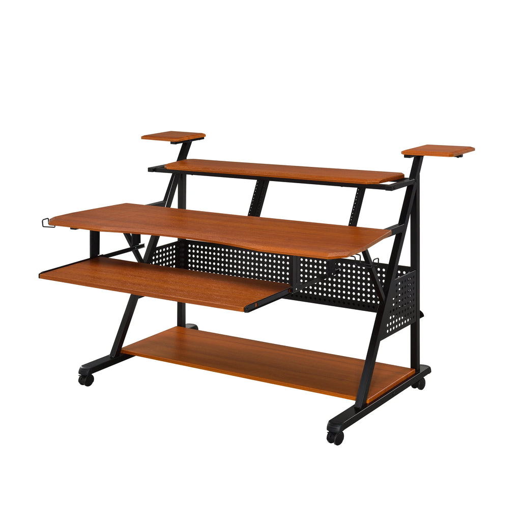 Cherry & Black Desk F3043