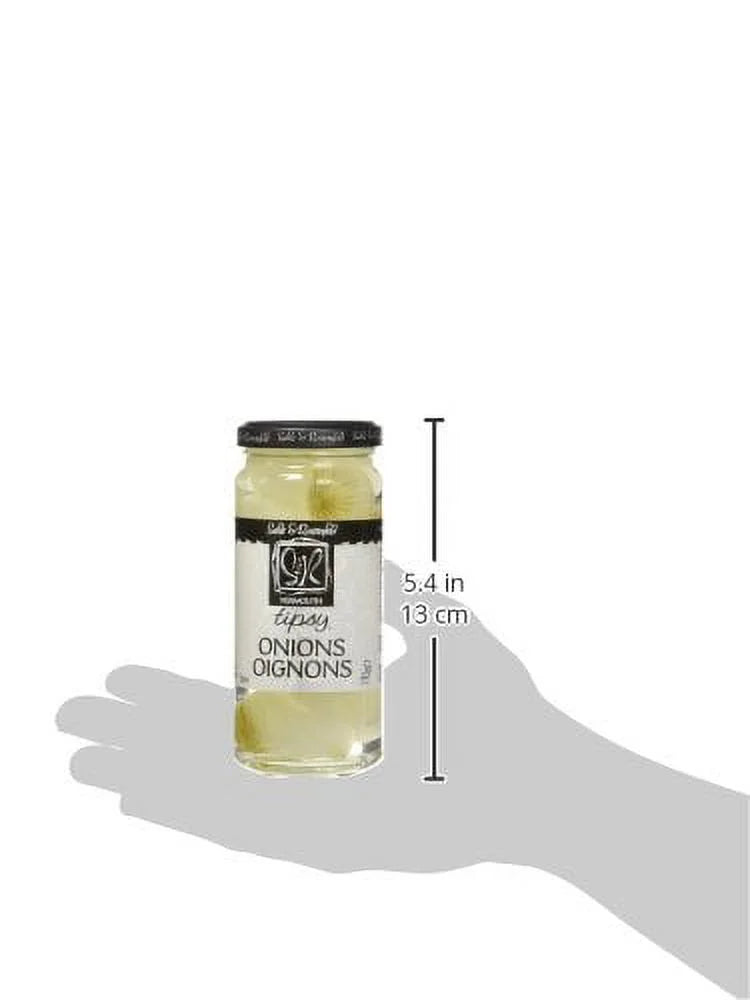 Vermouth Tipsy Onions 5-Ounce Glass Jars Pack of 6 Y681275