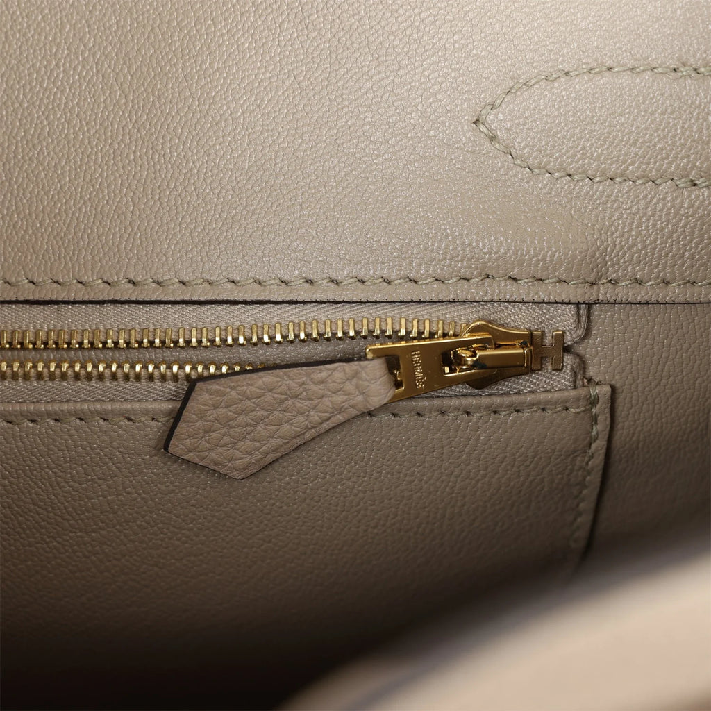 Birkin 30 Gris Tourterelle Togo Rose Gold Hardware L45901