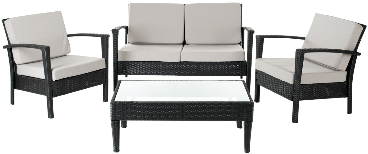 4 Piece Outdoor Set with Cushion E72147