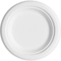 6 inch Compostable Sugarcane Plates, 50/pk I90648