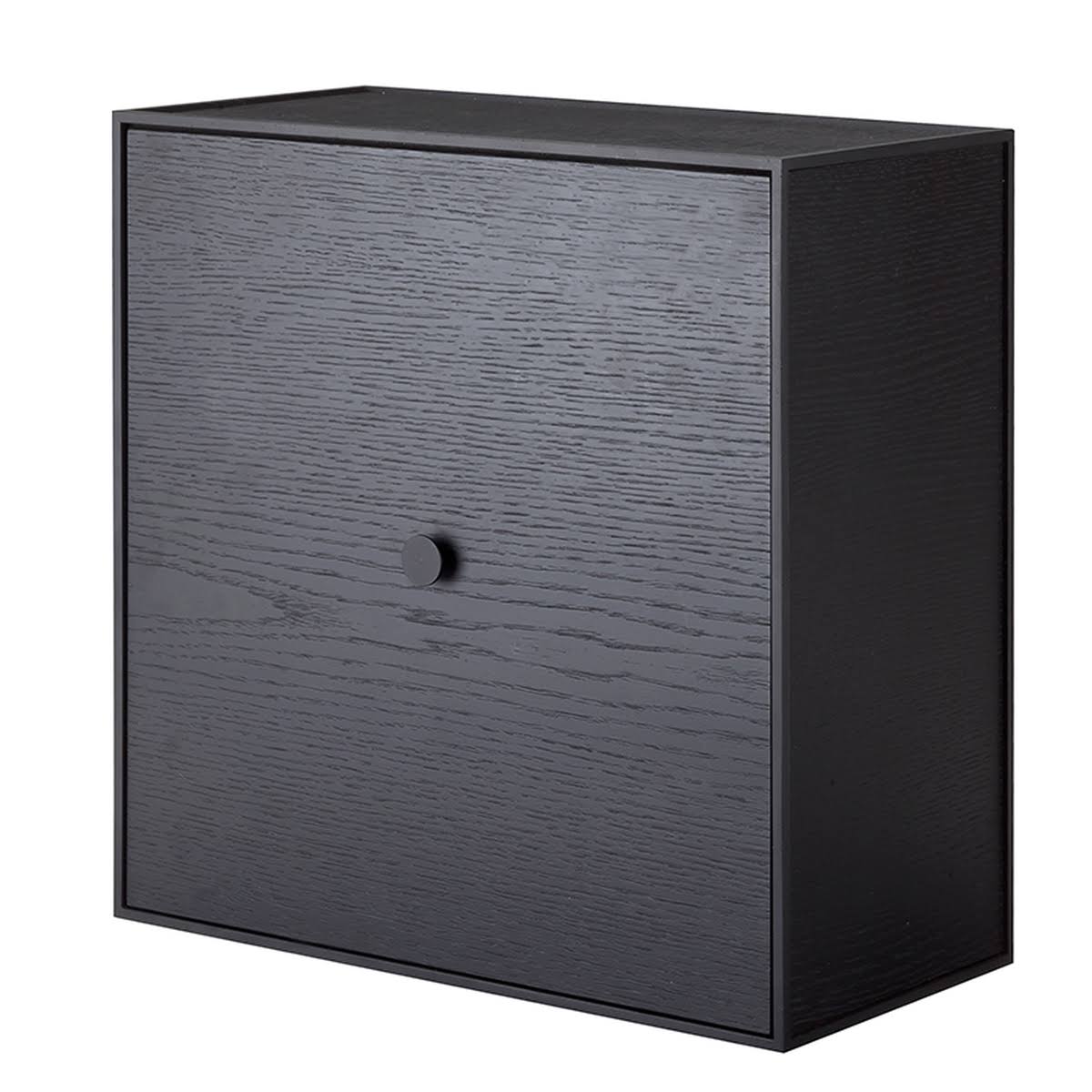 Black Stained Ash Frame Box with Door Q3270