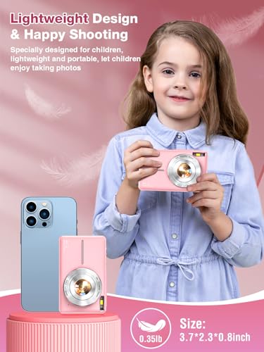 Pink 44MP 1080P Compact Digital Camera X872