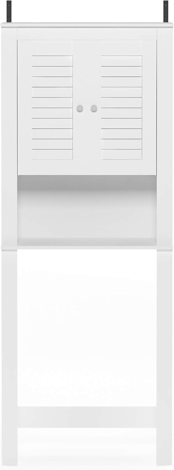 Espresso Louver Door Bath Cabinet D718