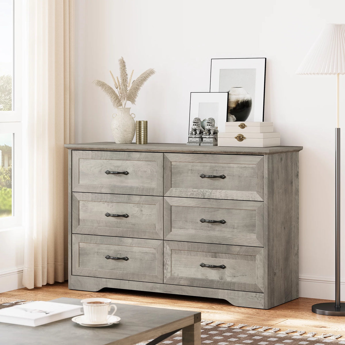 5 Drawer Grey Dresser Y636255