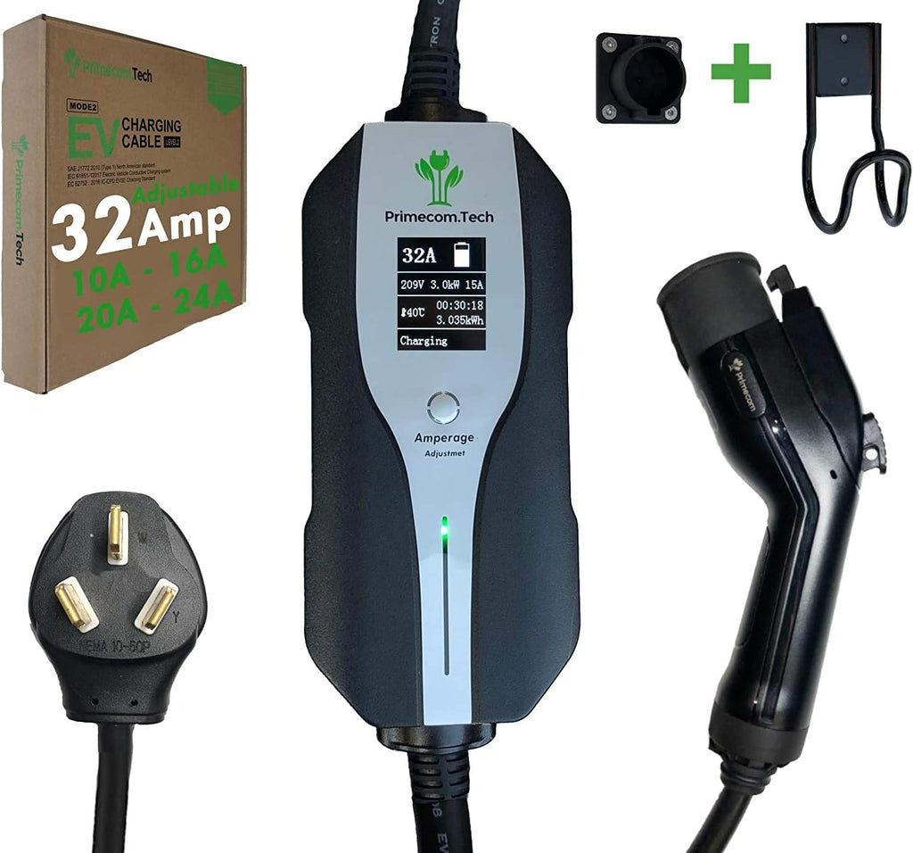 Level 2 Electric Vehicle Charger with 30Ft Cable T888