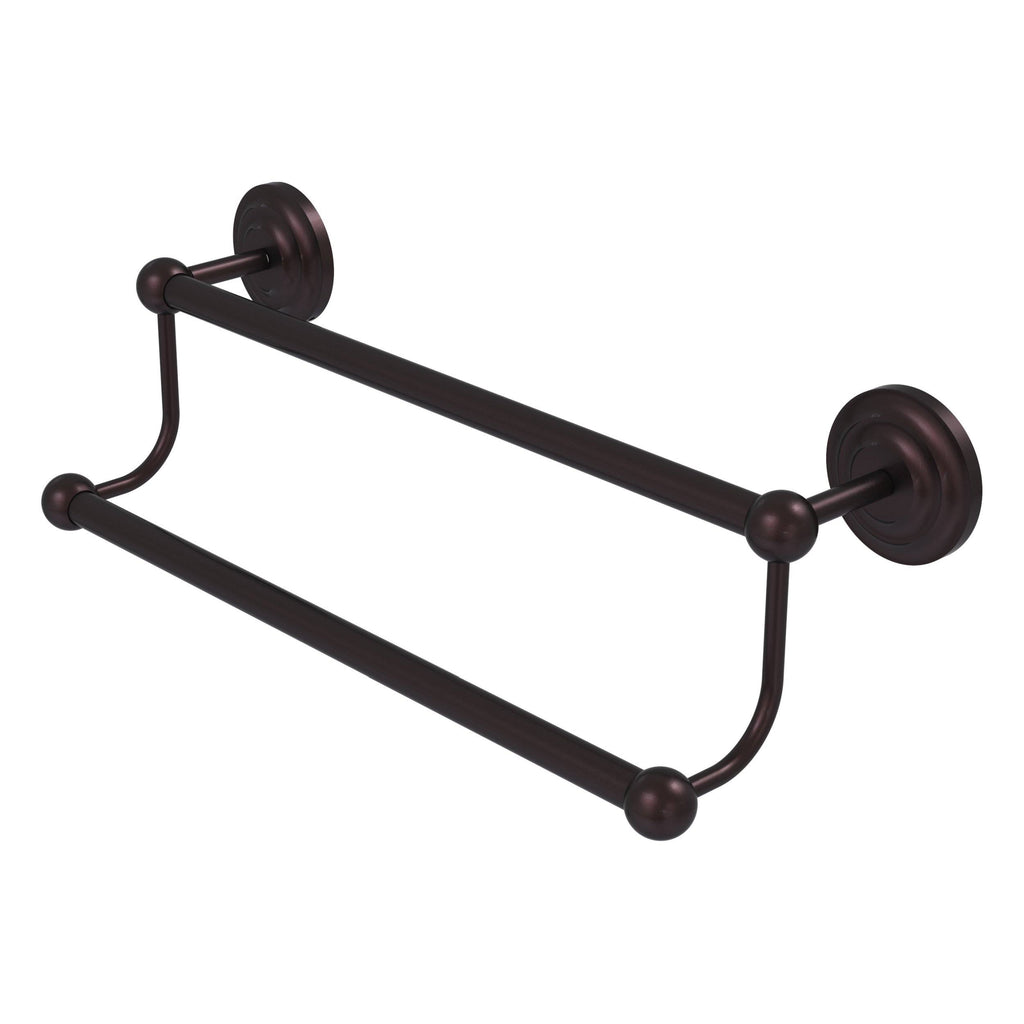 24 inch Double Towel Bar, Antique Bronze V9681