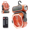 Portable Camping Fan with LED Lantern & Flashlight, 20000mAh Rechargeable Battery G626955