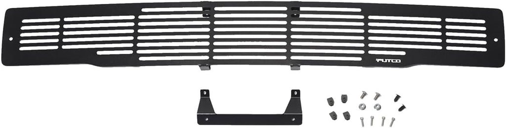 Black Stainless Steel Bar Style Bumper Grille E76717