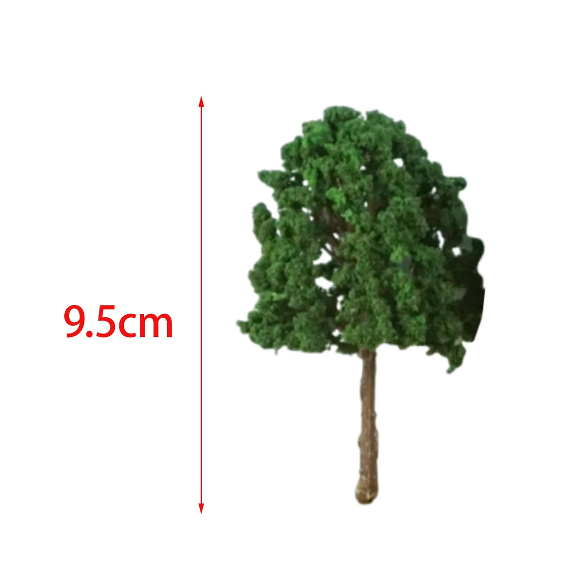 20 Pieces 2.95 inch Dark Green Miniature Trees for Diorama I7487