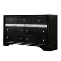 Black Dresser with 2 Jewelry Drawer Y8830
