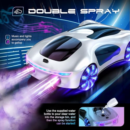 Remote Control Stunt Car with Light Spray & Sound U28671