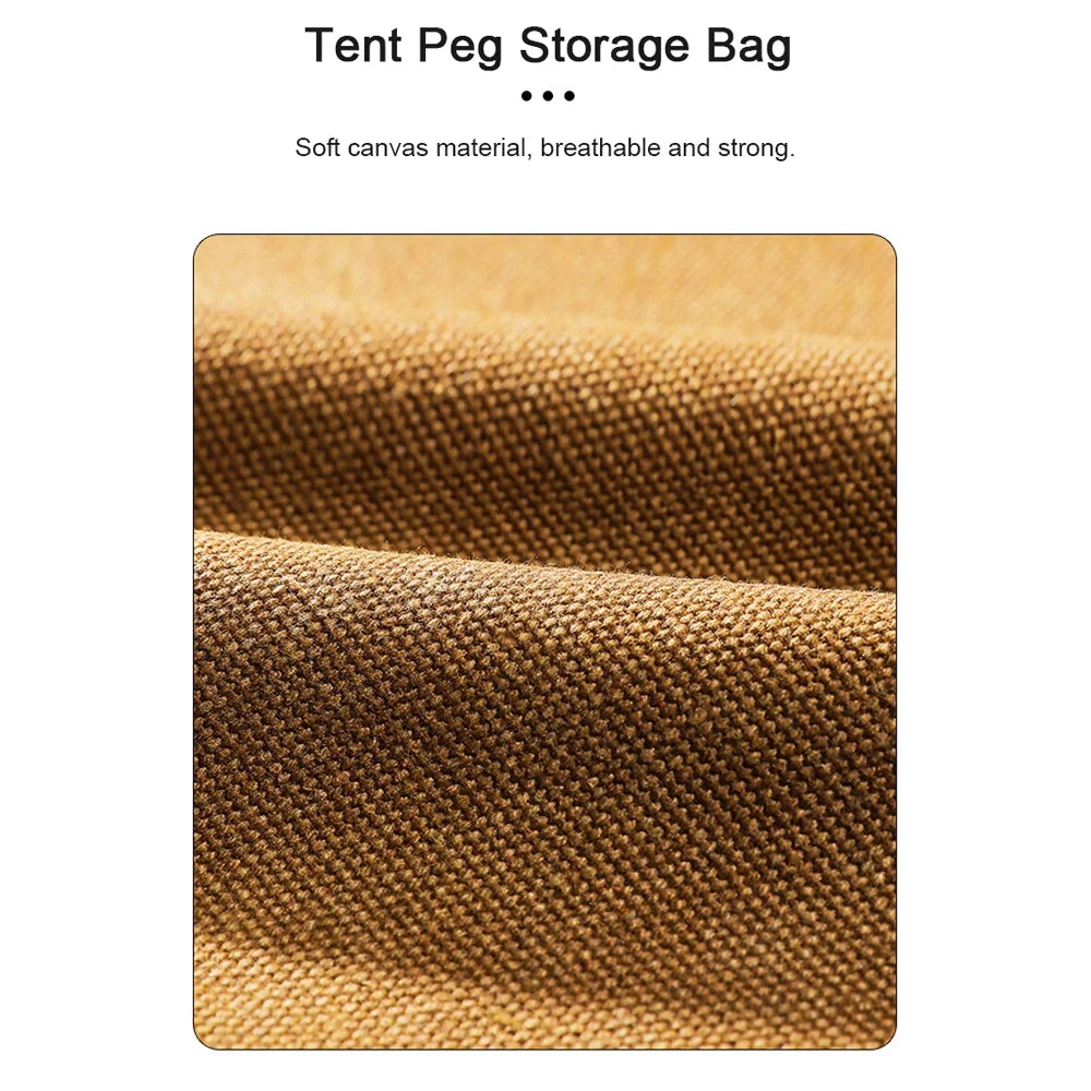 Canvas Tent Peg Storage Bag J5341