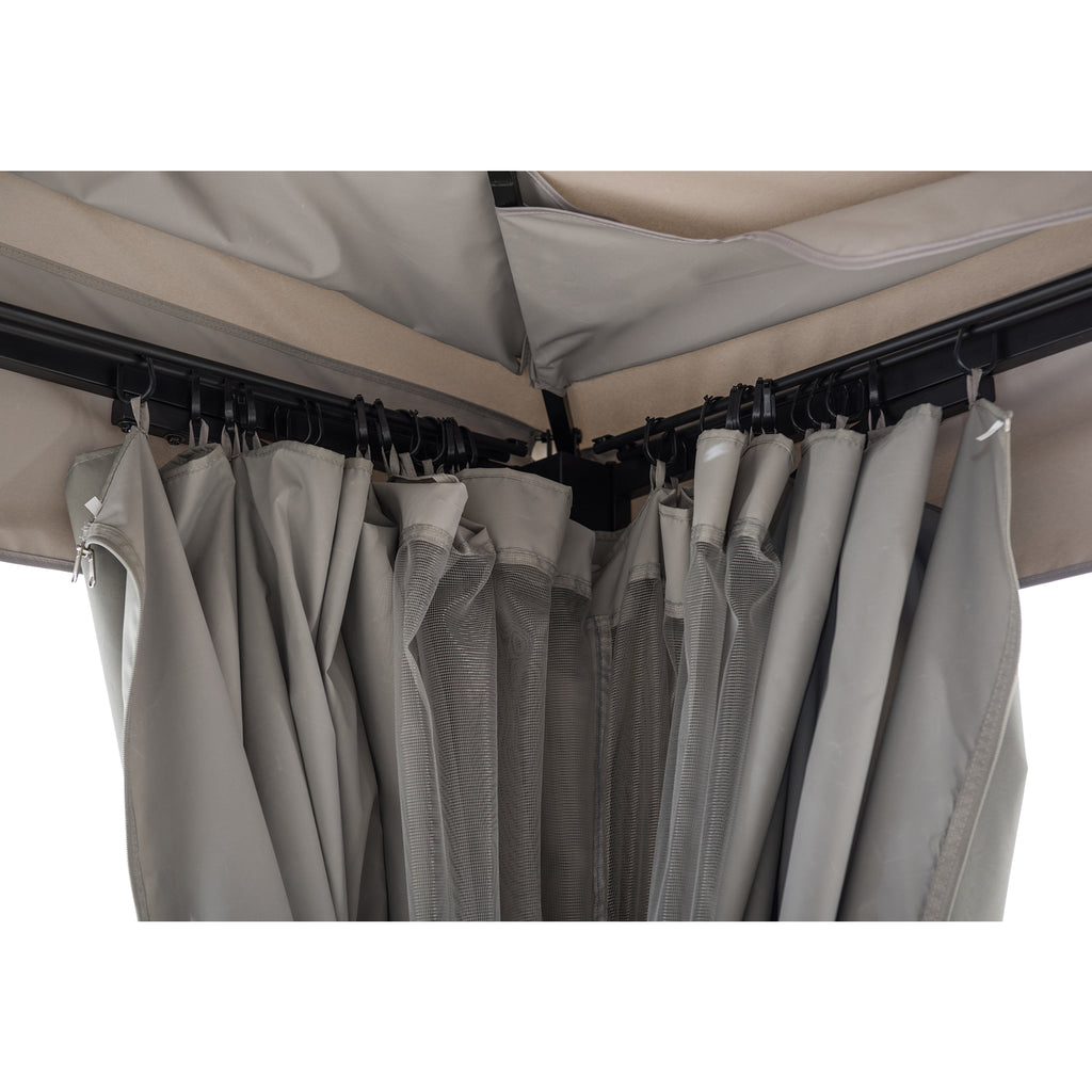 Gray Steel Gazebo H8798