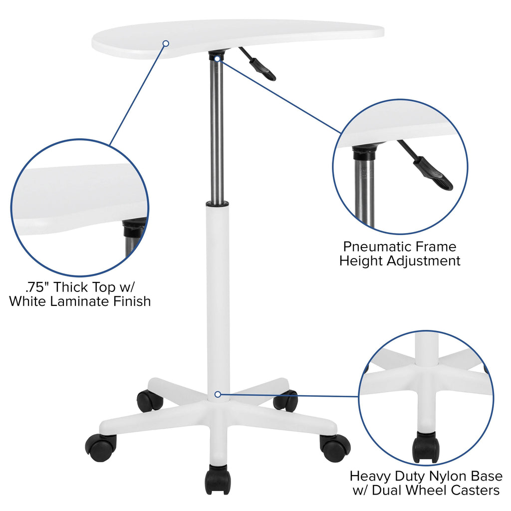 Black Adjustable Computer Desk R313