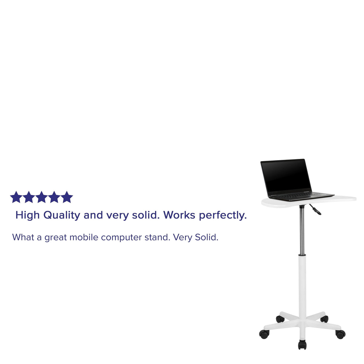 Black Adjustable Computer Desk R313