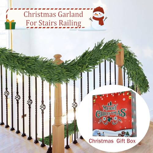 9Ft Artificial Evergreen Cedar Pine Garland R5680