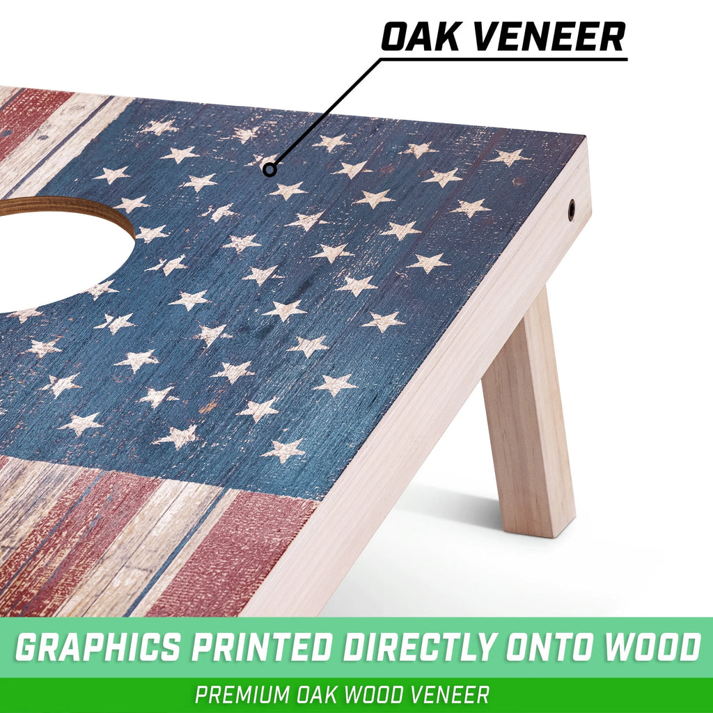 4'x2' Wood Cornhole Set E472537