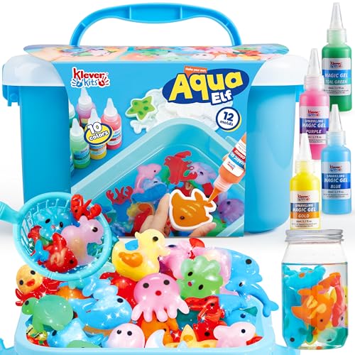 Glow-in-The-Dark Water Gel Kit with 10 Gels and 12 Molds V331447
