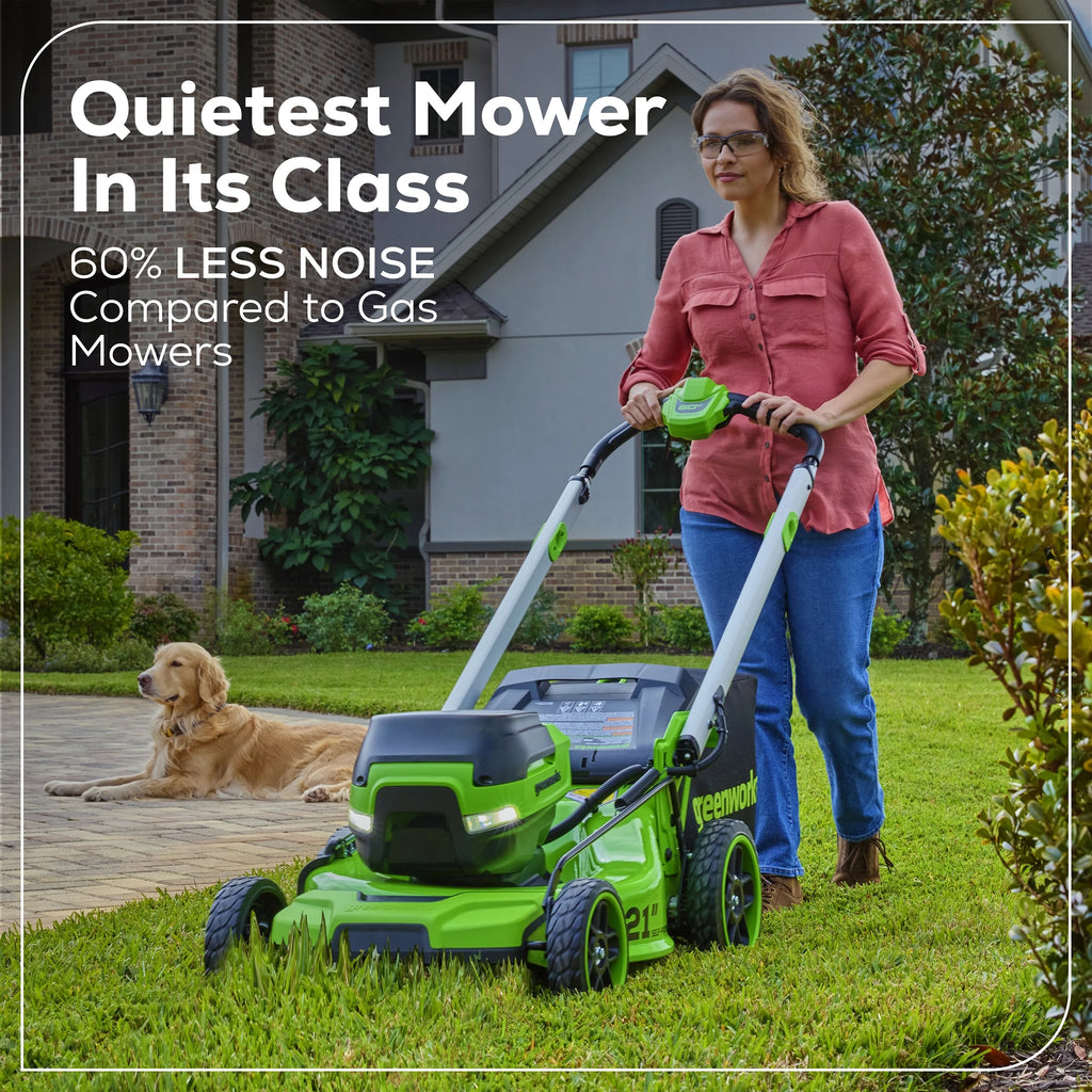 60V 21" Self-Propelled Lawn Mower with 5.0 Ah Batteries & Charger Z8471