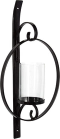 Gold Pack of 2 Metal Wall Candle Holder Sconce K97272