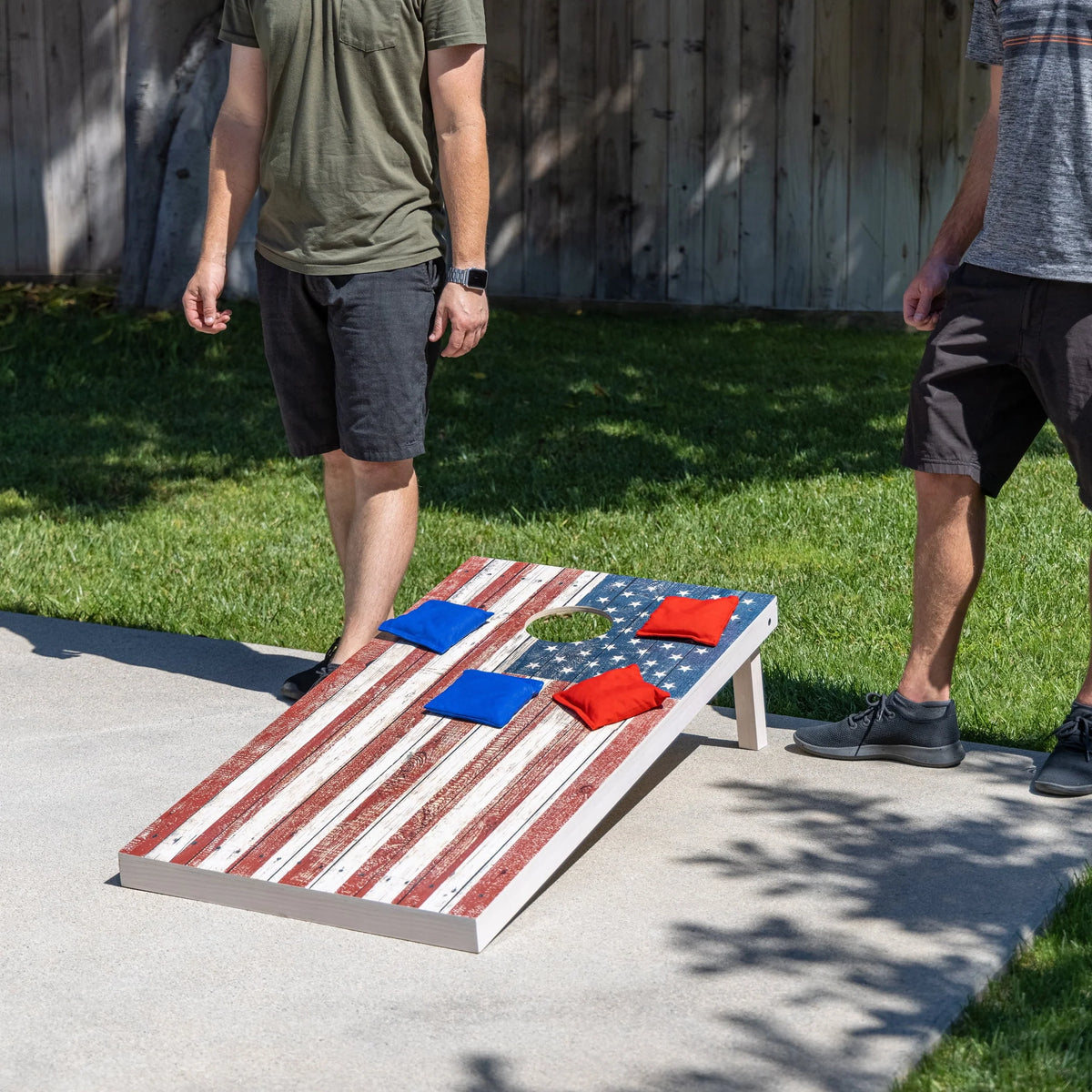 4'x2' Wood Cornhole Set E472537