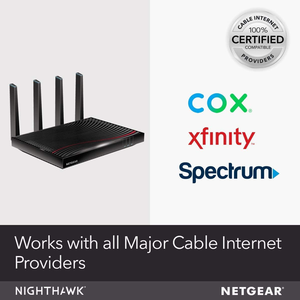 AC3200 WiFi Speed Cable Modem WiFi Router Combo DOCSIS 3.1 K909