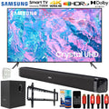 58 inch Crystal UHD 4K Smart TV Bundle with Soundbar, Wall Mount Accessory Kit, 6FT 4K HDMI 2.0 Cables P2534