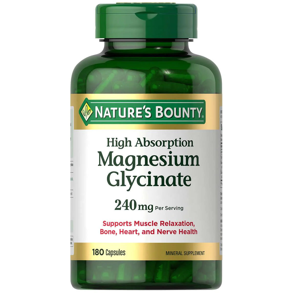 Magnesium Glycinate 240mg 180 Capsules J79232