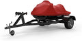 Red Jet Ski Cover for Yamaha Super Jet 700 1994-1995 with Trailer Straps and Storage Bag D7006