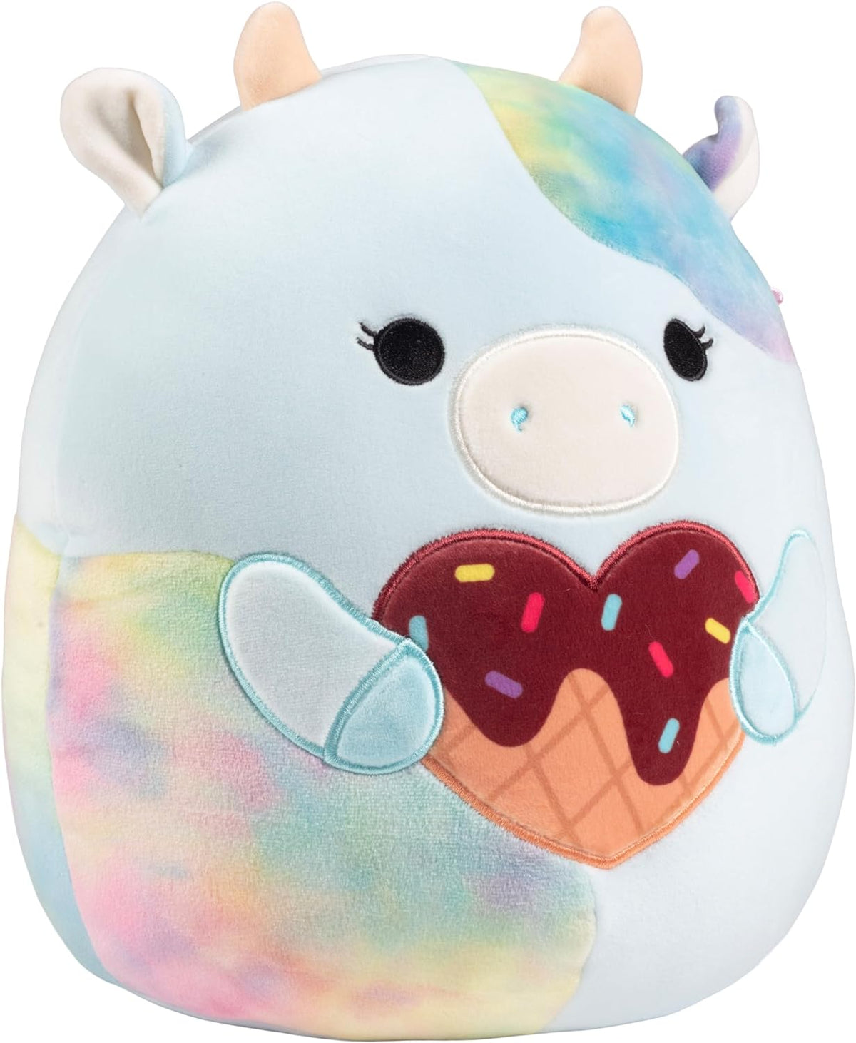 10" Blue Cow Plush Stuffed Animal Toy L866