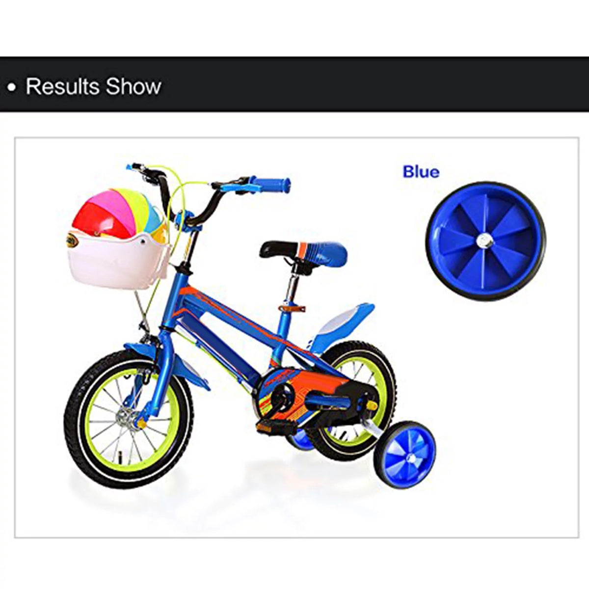 Adjustable Bicycle Training Wheels 2Pcs W9624