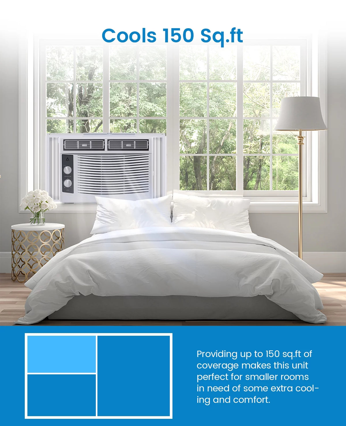 5000 BTU Window Air Conditioner with Mechanical Controls T131