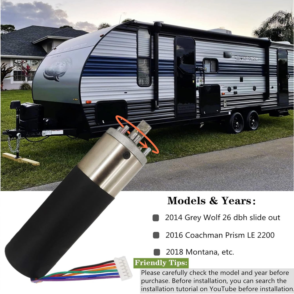 RV in-Wall Slide Out Motor U6747
