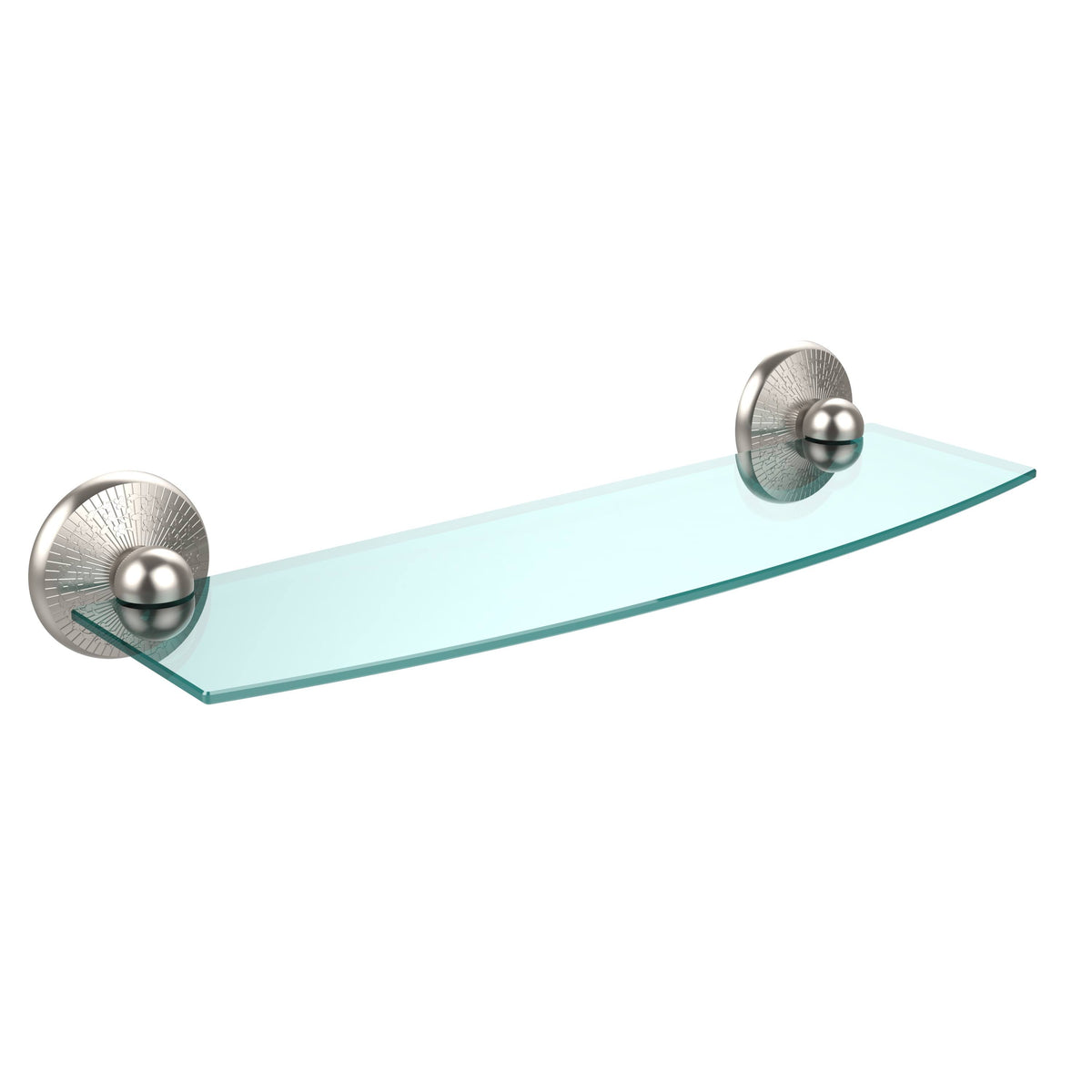 Satin Nickel Glass Shelf A9843