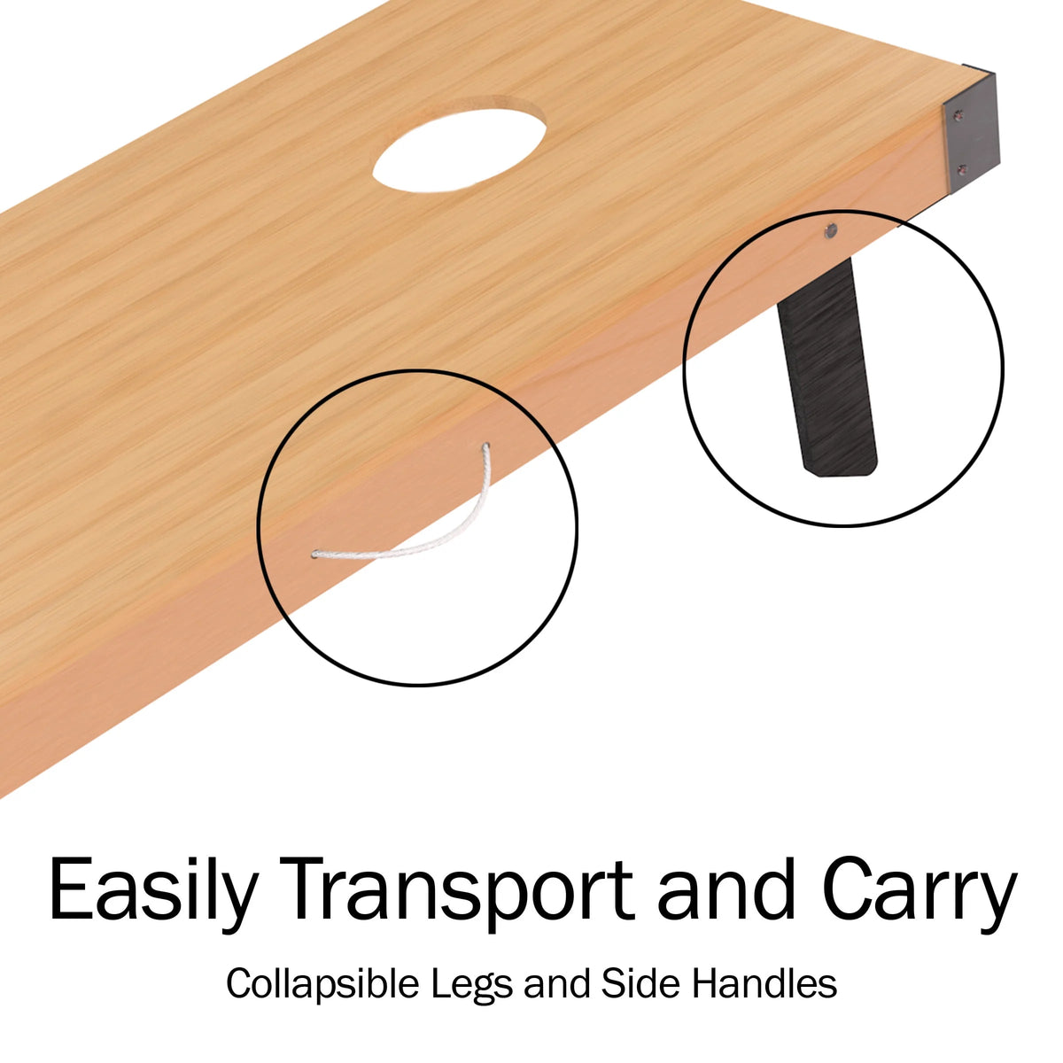 Regulation Sized Outdoor Cornhole Boards and Bags G1730