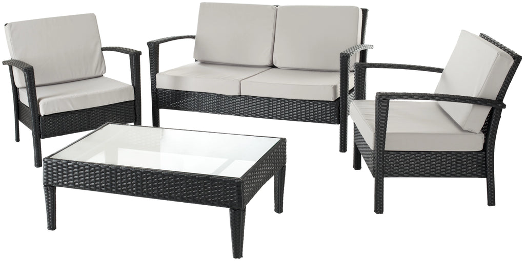 4 Piece Outdoor Set with Cushion E72147
