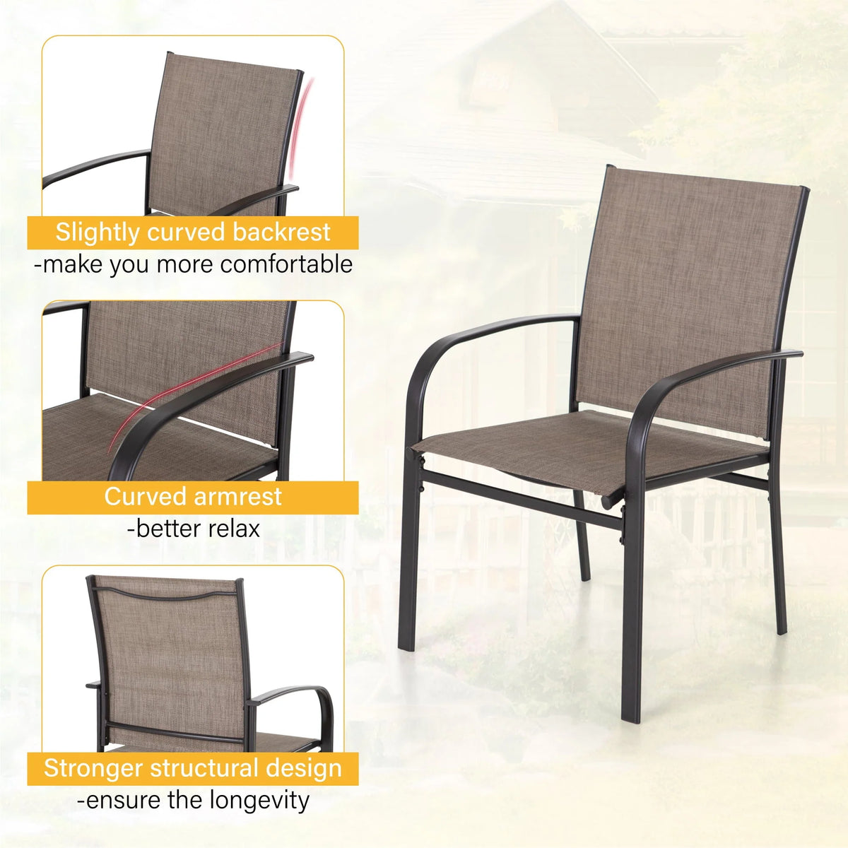 5 Piece Blue Metal Patio Dining Set V992