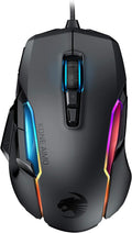 White Ergonomic Wired Gaming Mouse with RGB Lighting W876