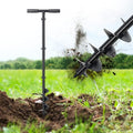 38 Inch Post Hole Digger Hand Auger Spiral Drill R7073