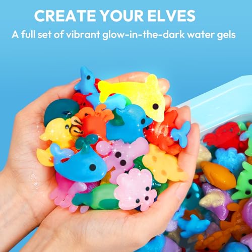 Glow-in-The-Dark Water Gel Kit with 10 Gels and 12 Molds V331447