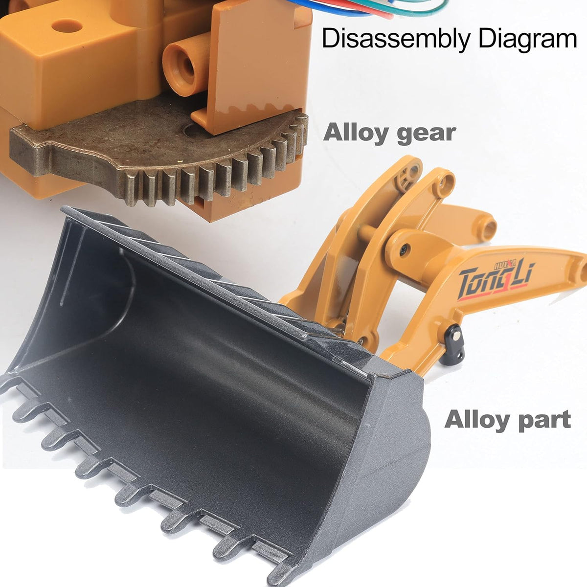 1:14 RC Bulldozer Construction Vehicle Y863