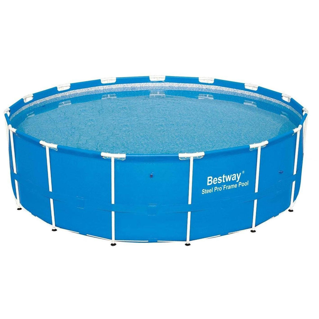15ft x 48in Steel Pro Frame Above Ground Pool with Cartridge Filter Pump K8636