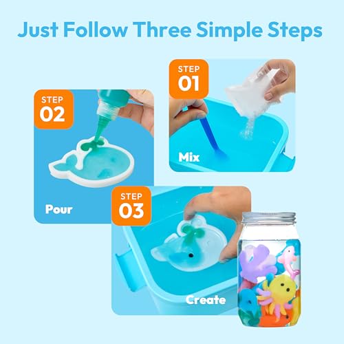 Glow-in-The-Dark Water Gel Kit with 10 Gels and 12 Molds V331447