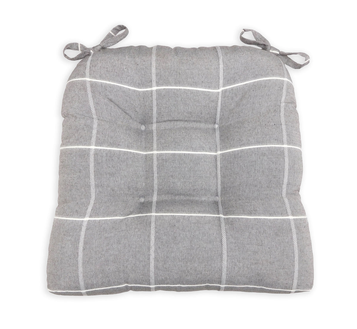 Set of 2 Charcoal Chair Cushions Q422887