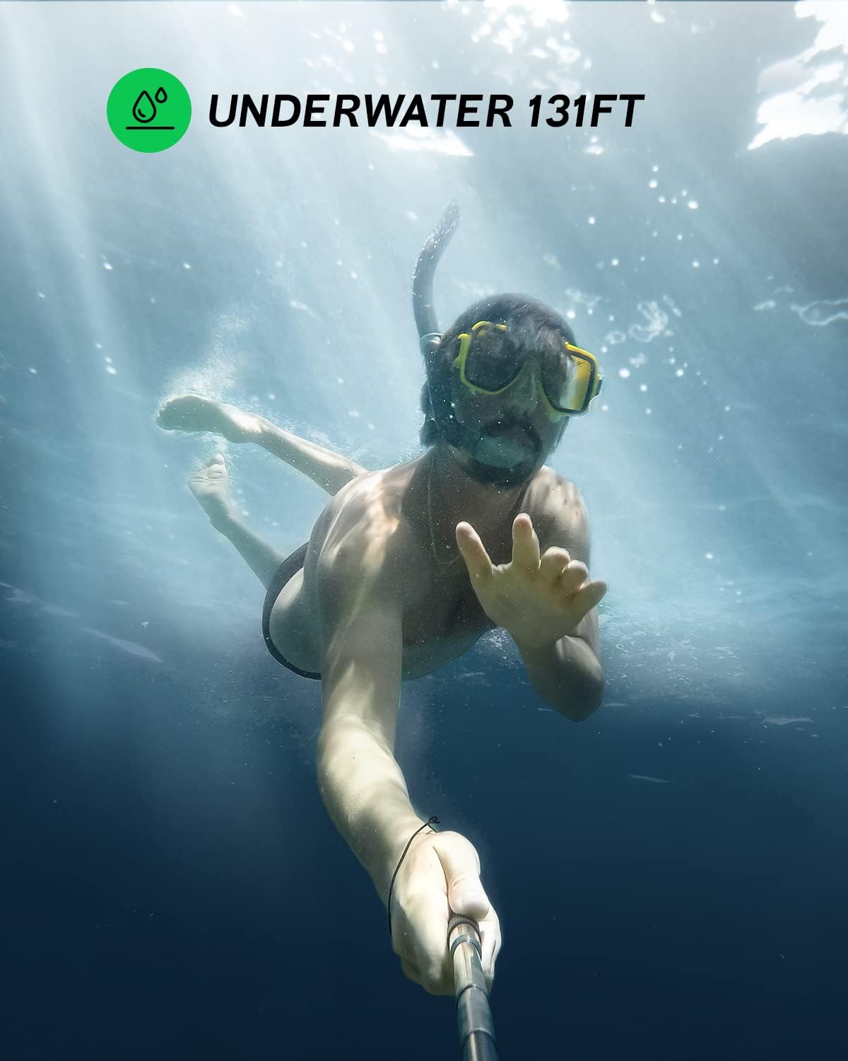 4K/30FPS 20MP WiFi Waterproof Action Camera with 2 Batteries and Helmet Accessories Kit O12720