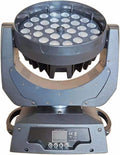 36x18W RGBWAUV 6 in 1 LED Zoom Moving Head Stage Wash Light R968