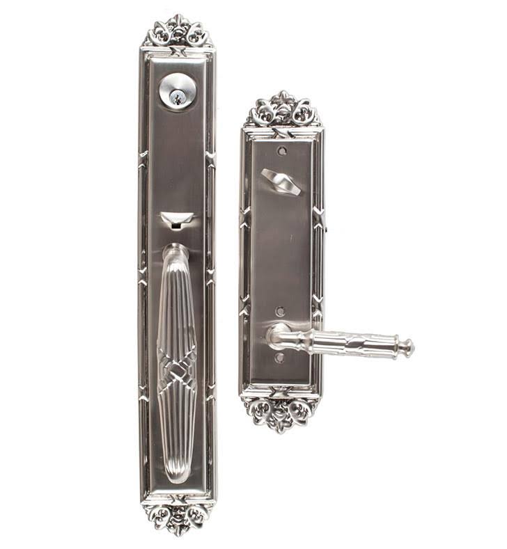 Bright Chrome Double Cylinder Tubular Handleset O93956