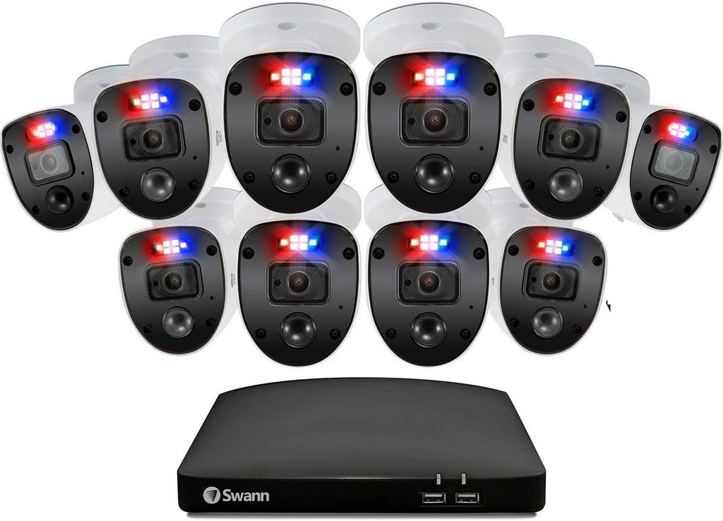 16-Channel Full HD 2TB Security System with 10x Cameras C4681
